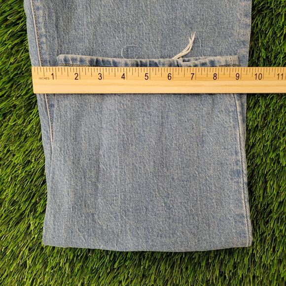 LEVIS 501 Baggy Button Fly Boyfriend Jeans Womens 2 29x26 Faded Stonewash - Picture 12 of 16